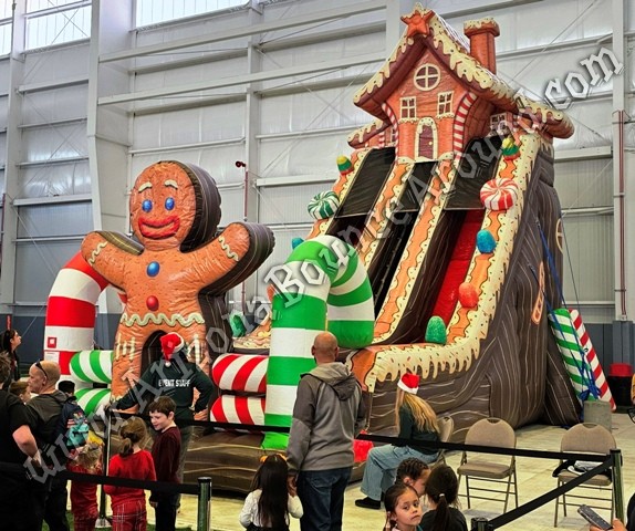 Gingerbread House Inflatable Slide Rental Phoenix Arizona